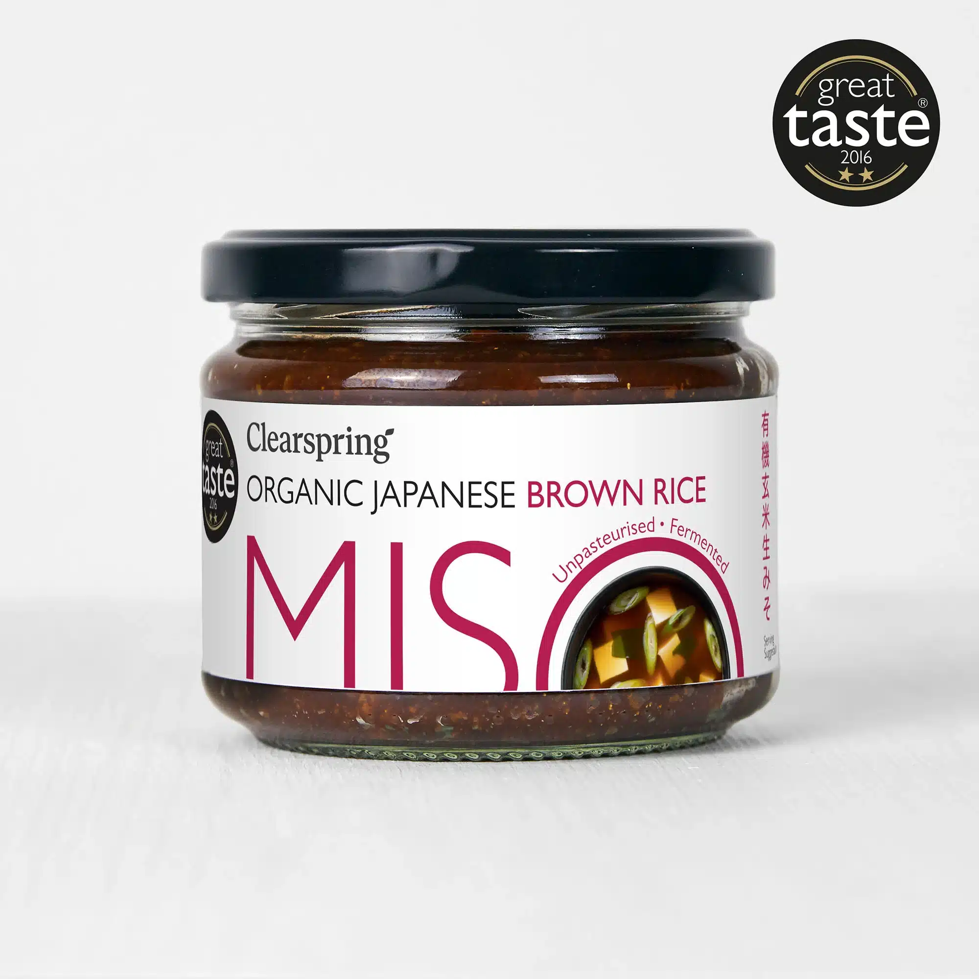 Miso Brown Rice - upasteuriseret 300 g - øko
