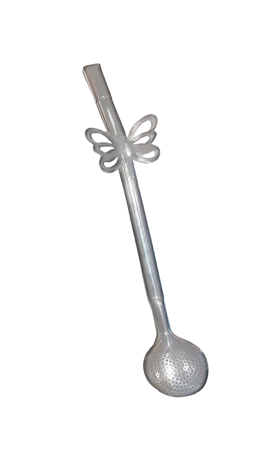 Yerba Mate sugerør m. filter til te (Bomba) Sommerfugl 25 cm