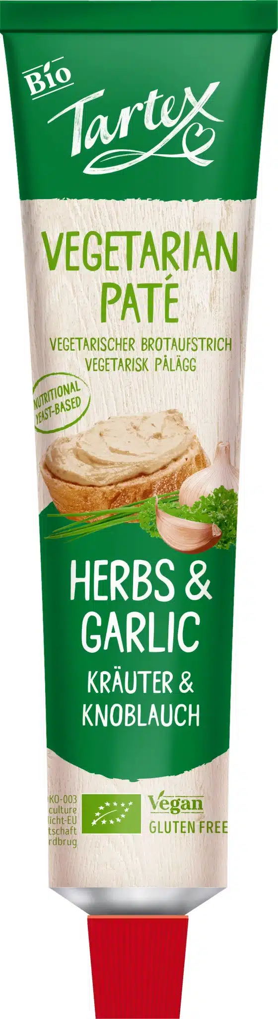 Paté på tube Urter og Hvidløg - øko