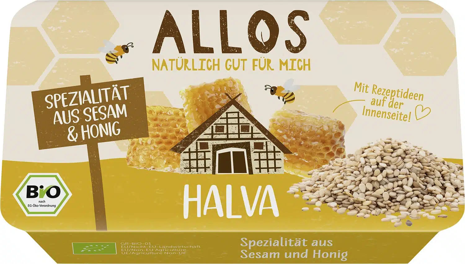 Halva (sesam honning dessert) 75 g - øko