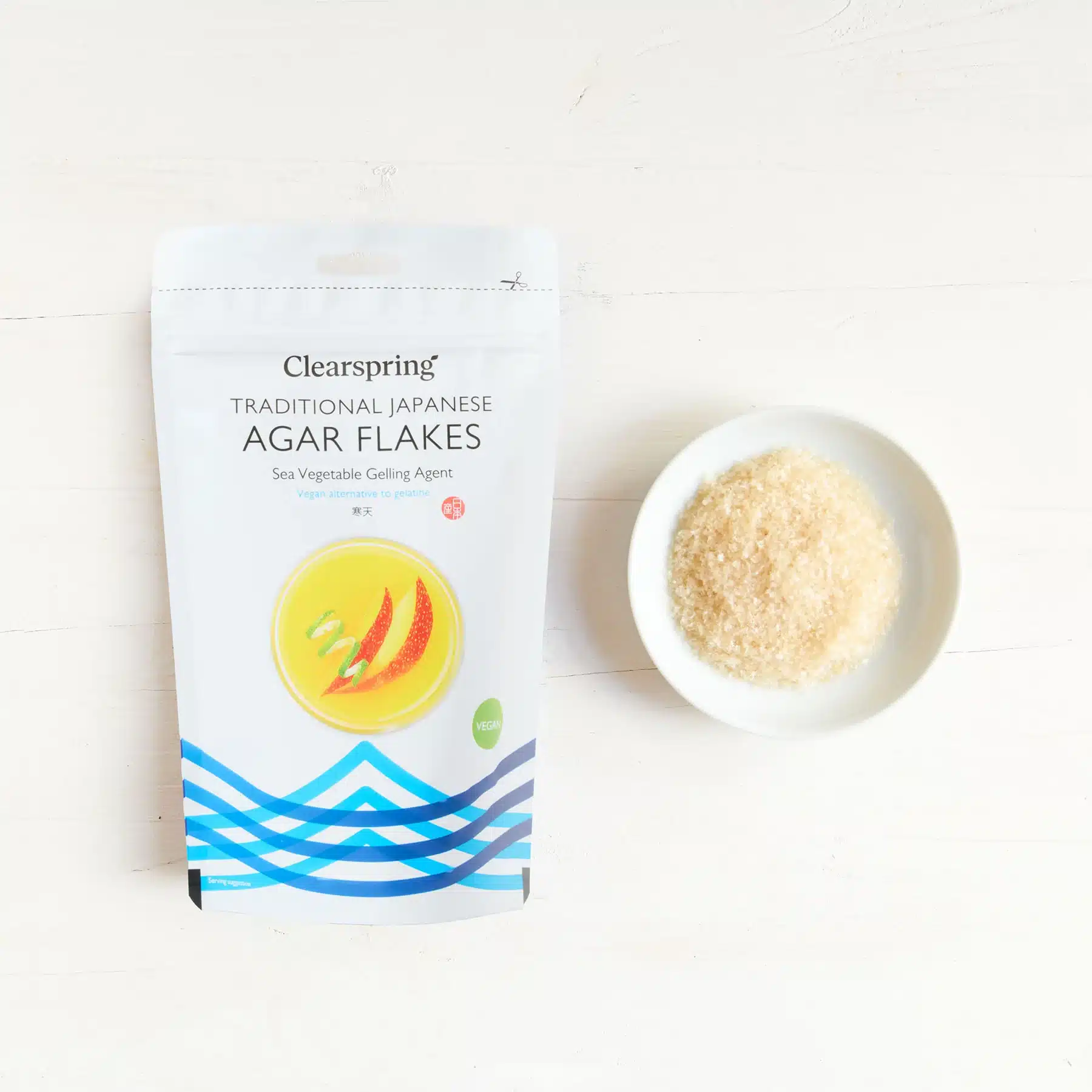 Agar flager (vegansk geleringsmiddel lavet af tang) 30 g - øko - Image 2
