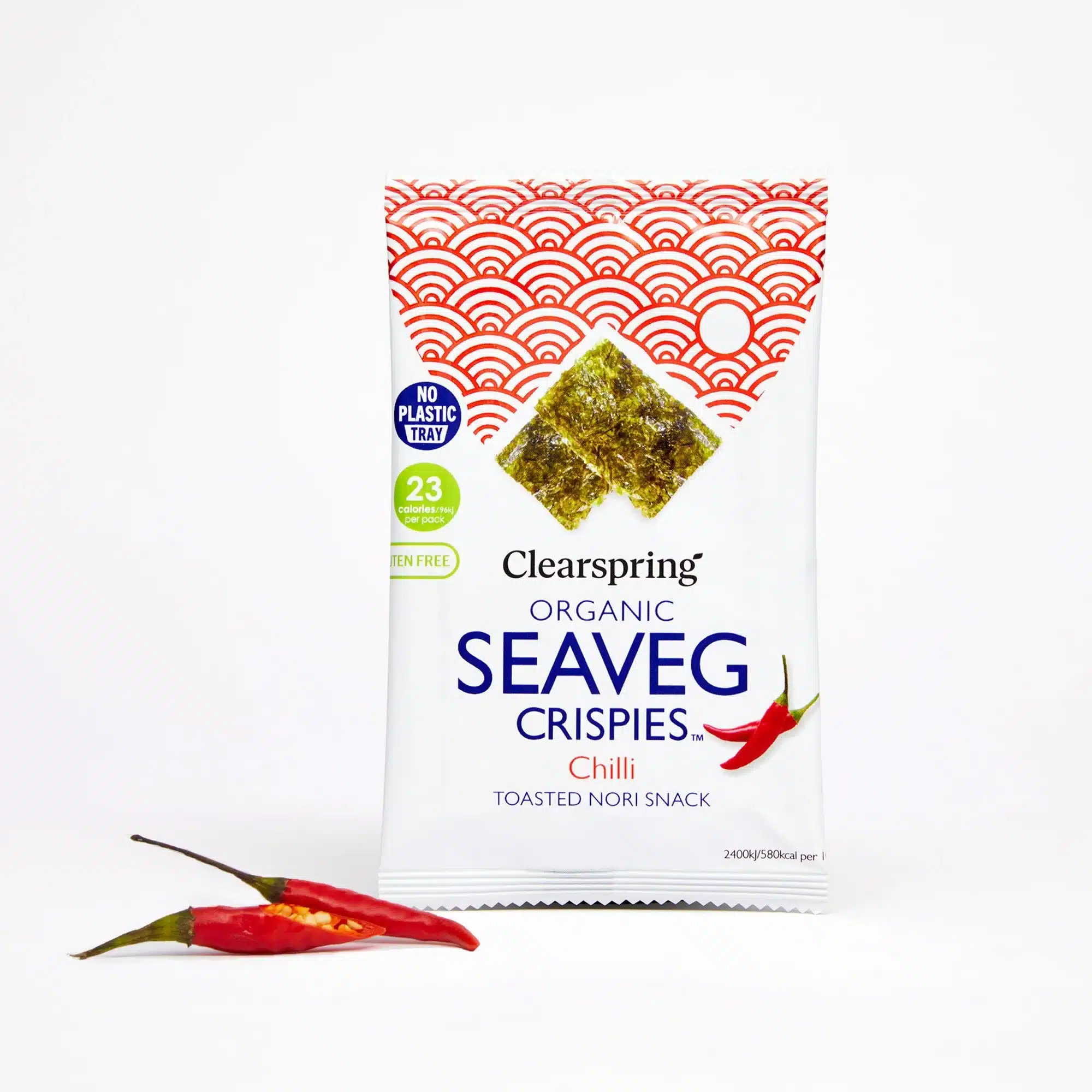 Seaveg Crispies Chili (Tang Chips) 4 g - øko - Image 2
