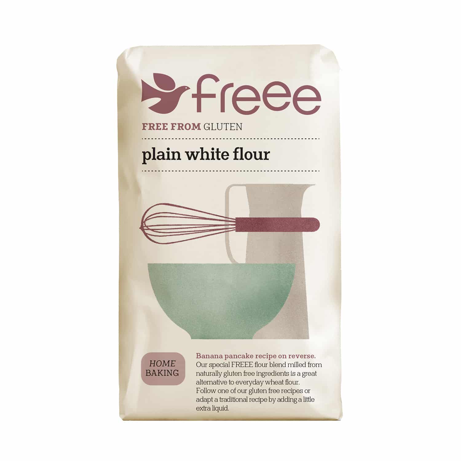Glutenfri hvid melblanding 1 kg