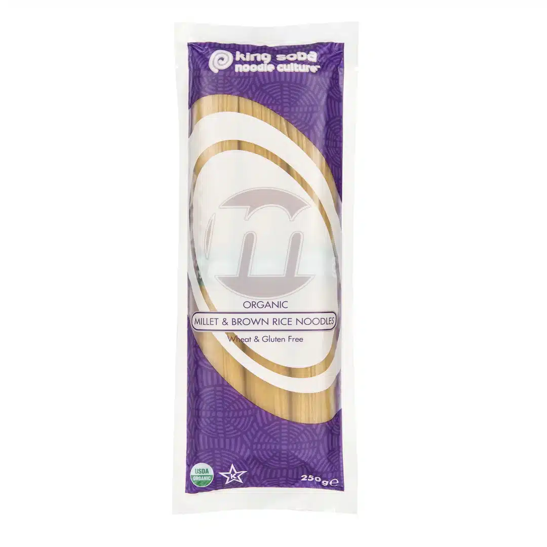 Hirse og Brun Ris Nudler 250 g - øko