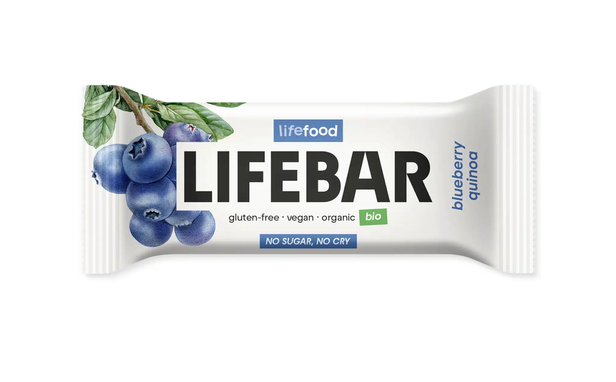 LifeBar Blåbær Quinoa RAW - øko