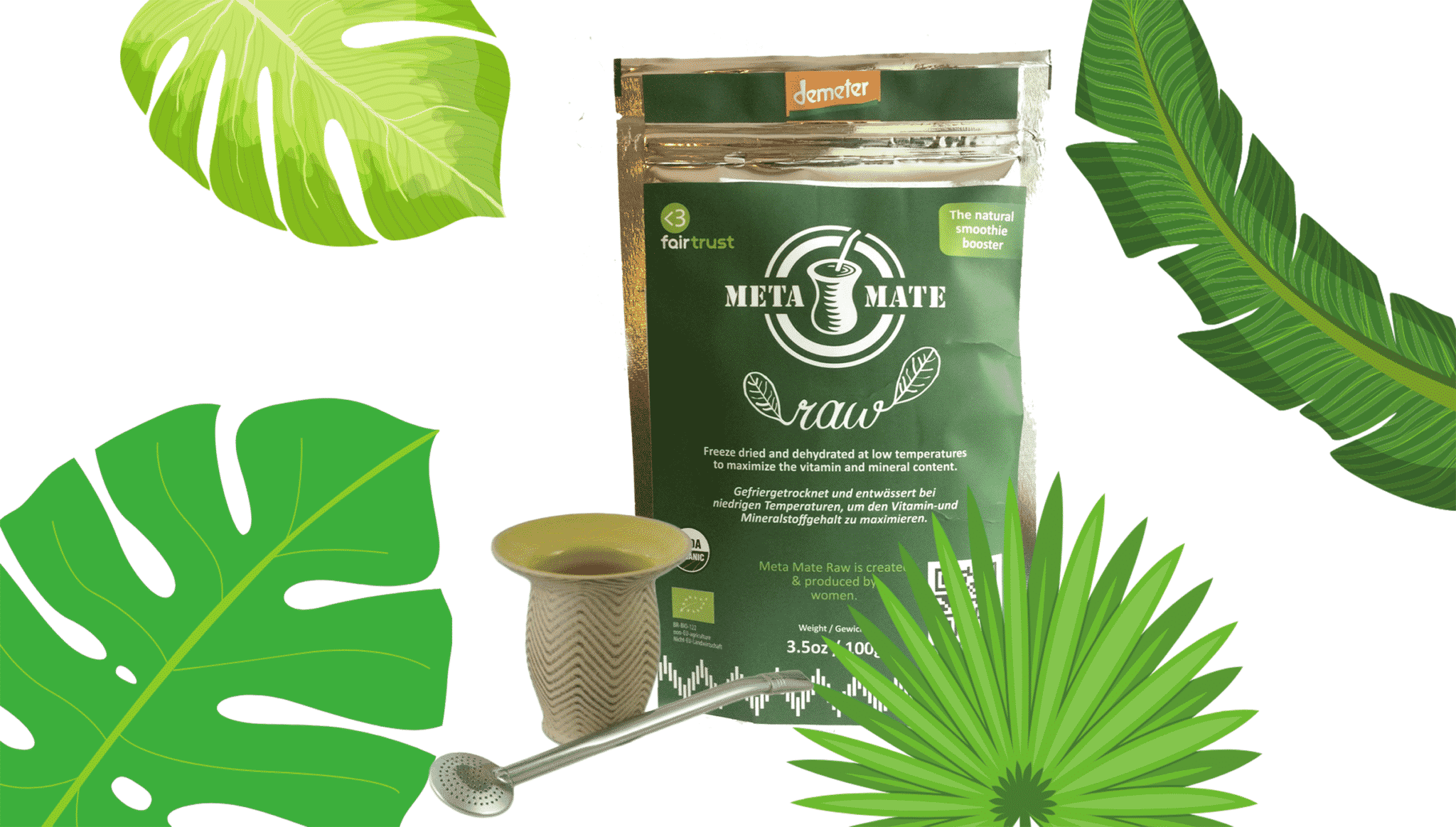 Yerba Mate Cuia - keramik large - ca. 18 cm høj - Image 4