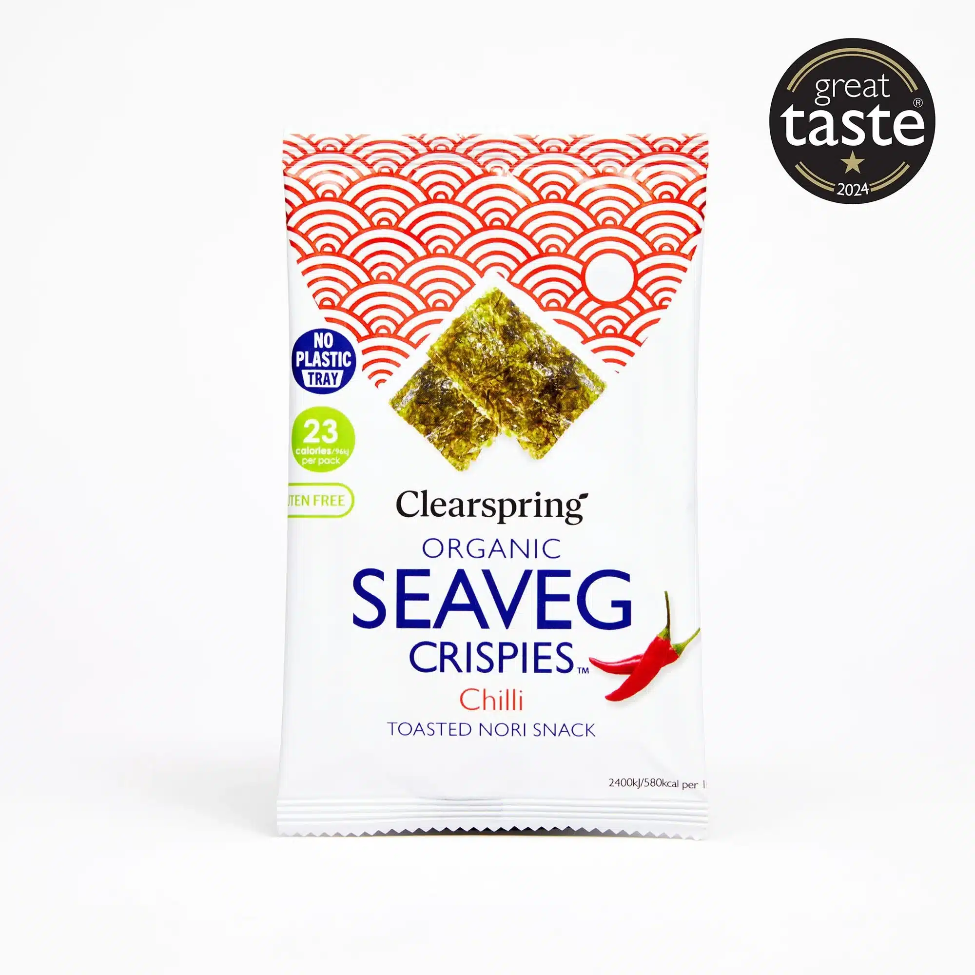 Seaveg Crispies Chili (Tang Chips) 4 g - øko