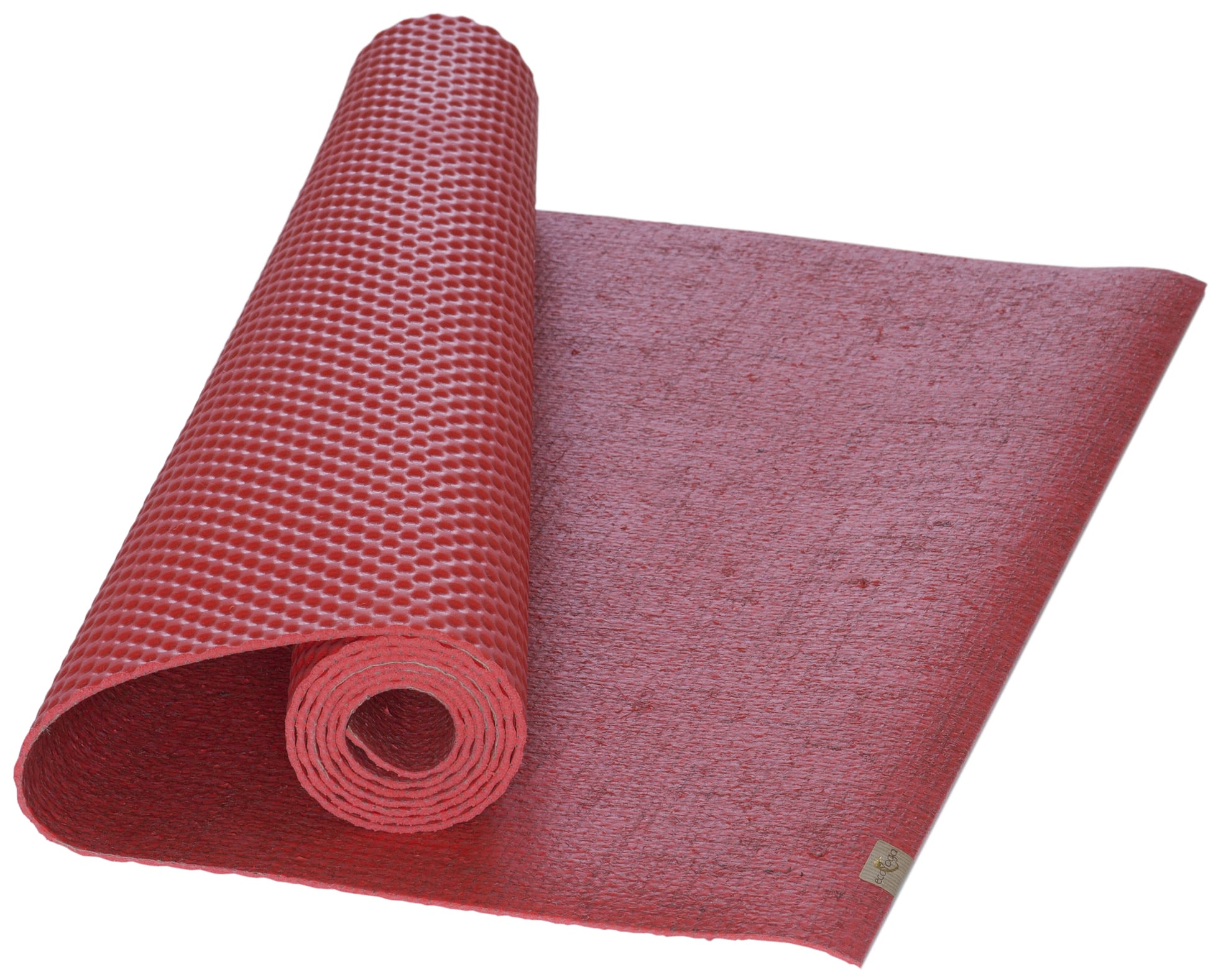 ecoYoga måtte - Koral Pink 4mm - Image 2