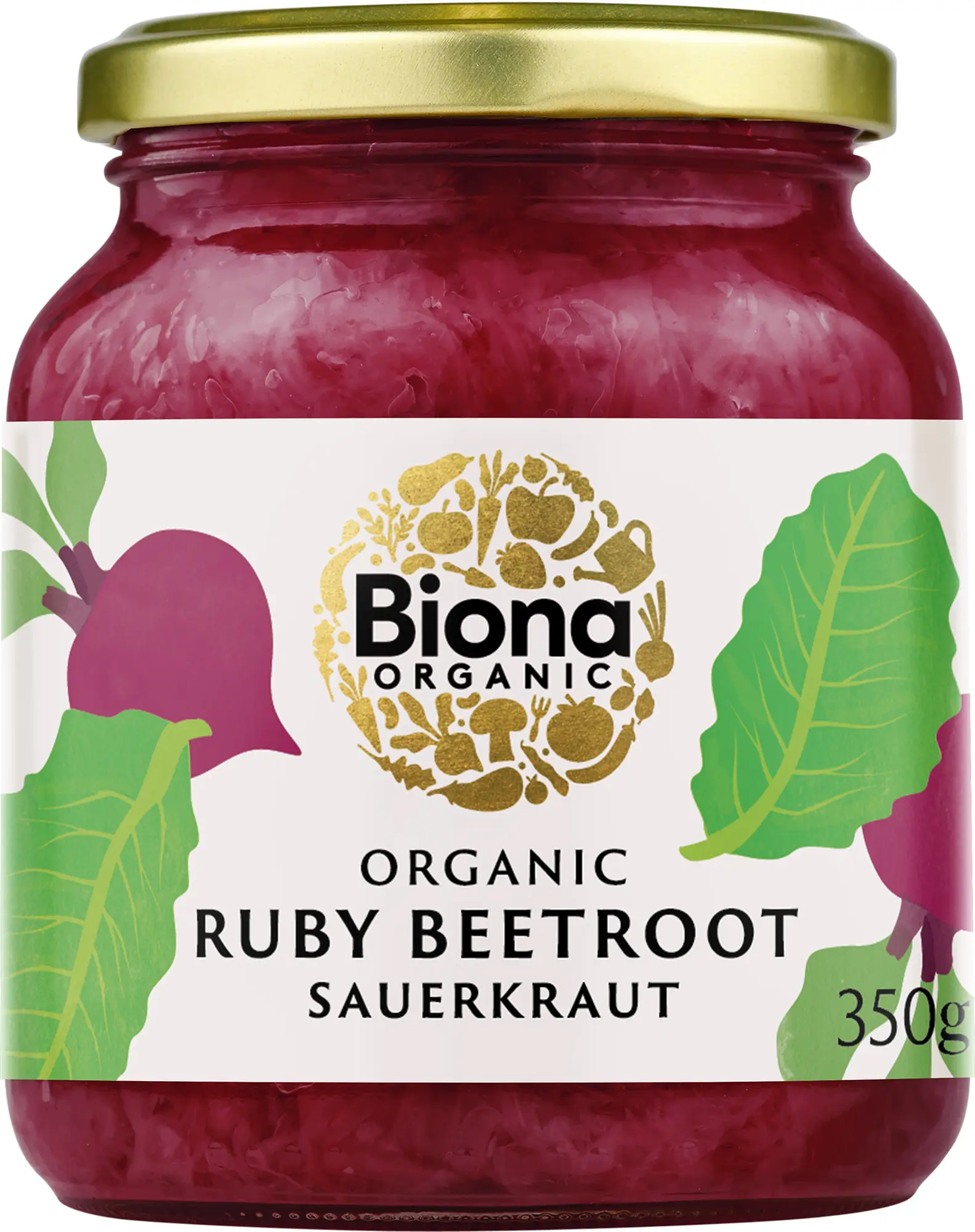 Sauerkraut m. rødbede – øko
