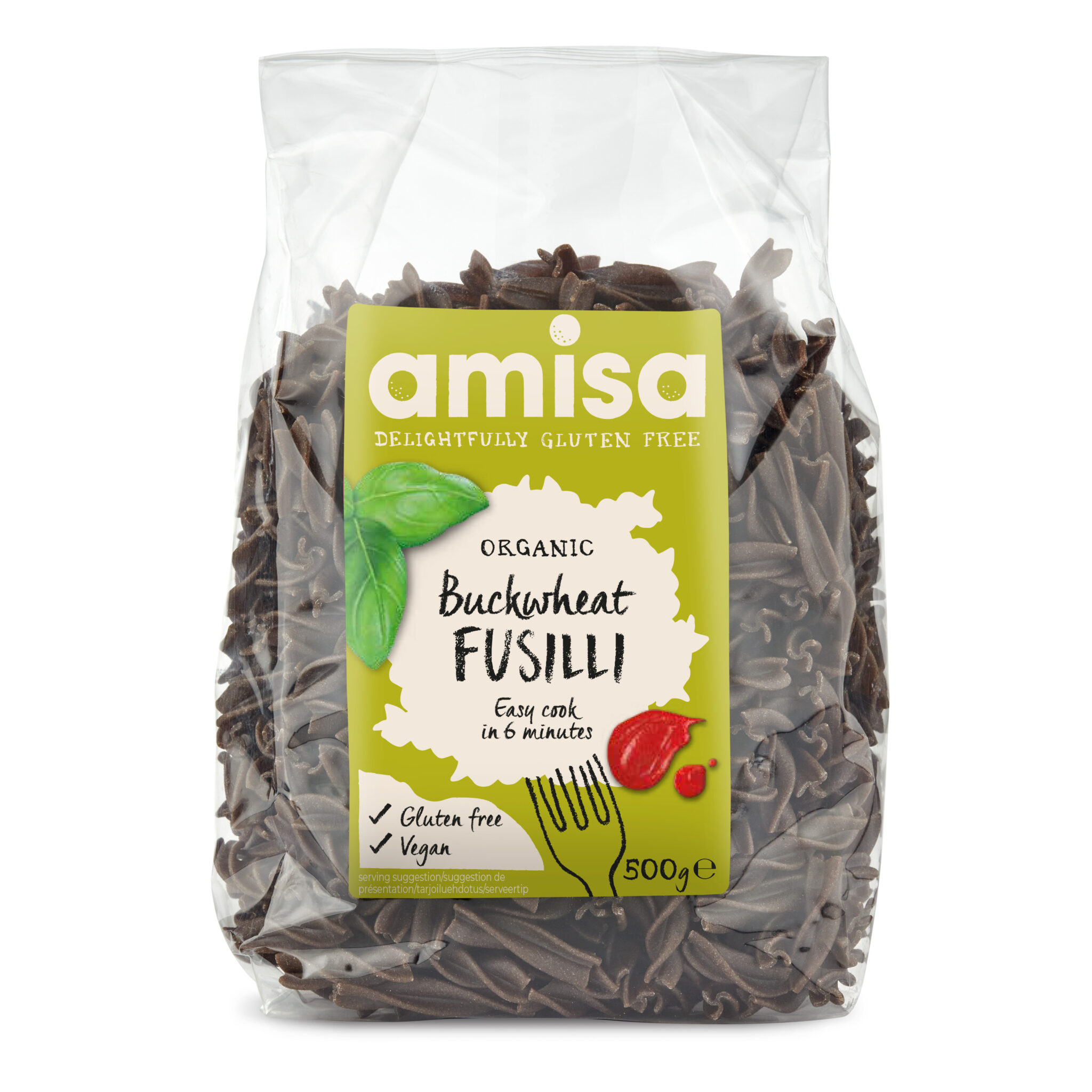 Boghvede Fusilli - Glutenfri - øko