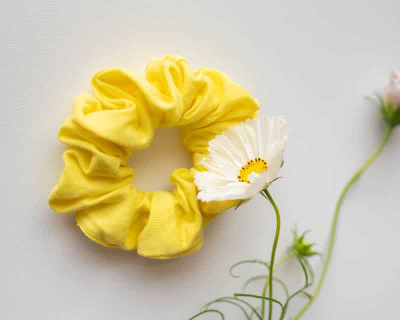 Hår scrunchie Sunrise – øko og plastfri – 2 stk - Image 2