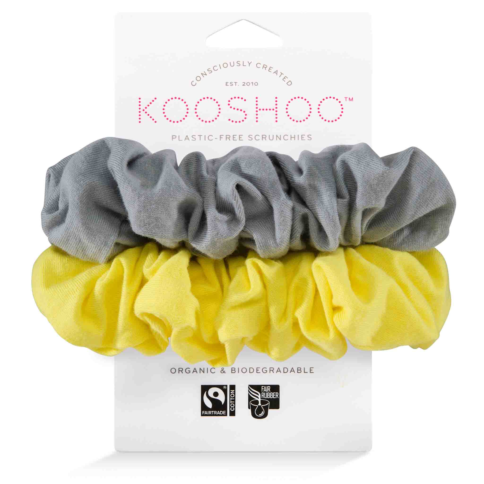 Hår scrunchie Sunrise – øko og plastfri – 2 stk
