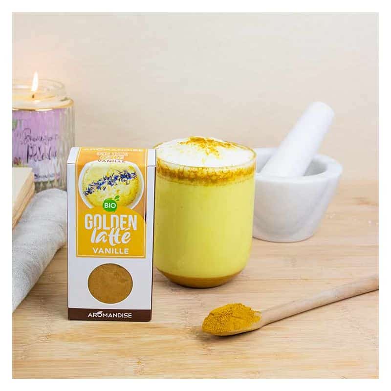 Golden latte – Vanilje – øko - Image 3