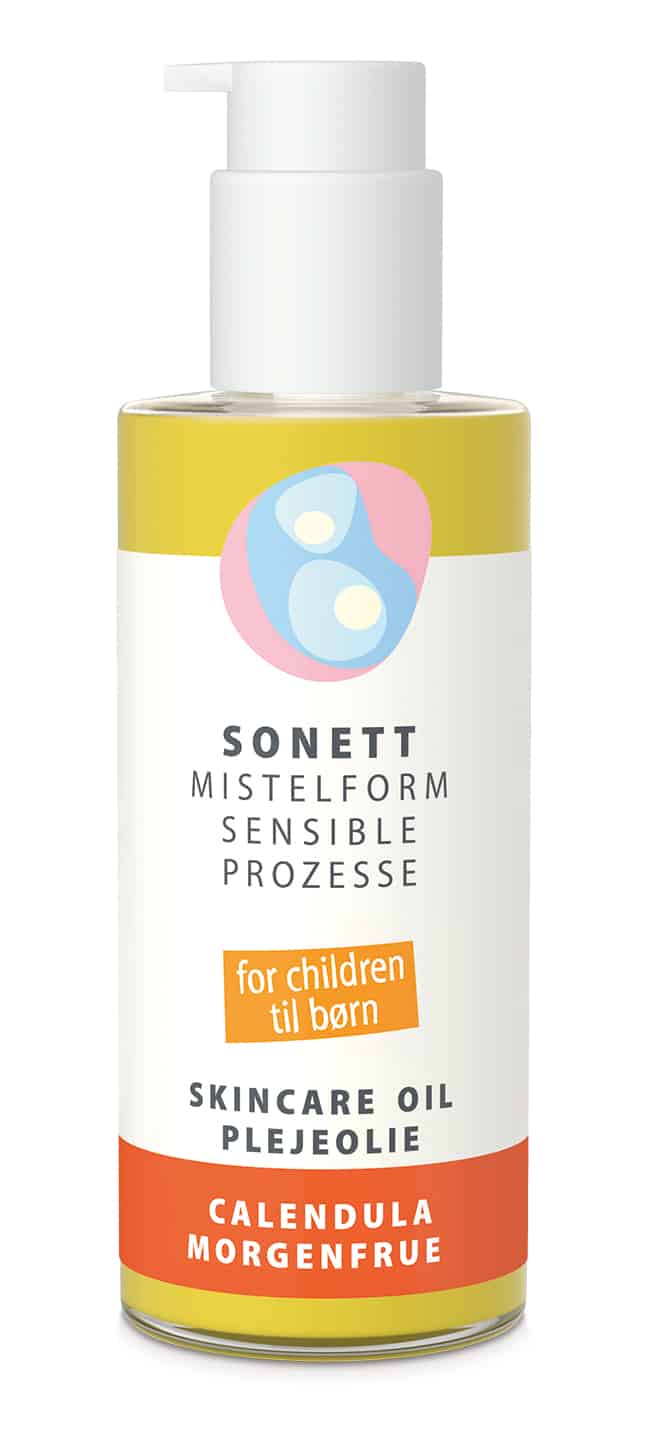 Plejeolie til børn m. Morgenfrue