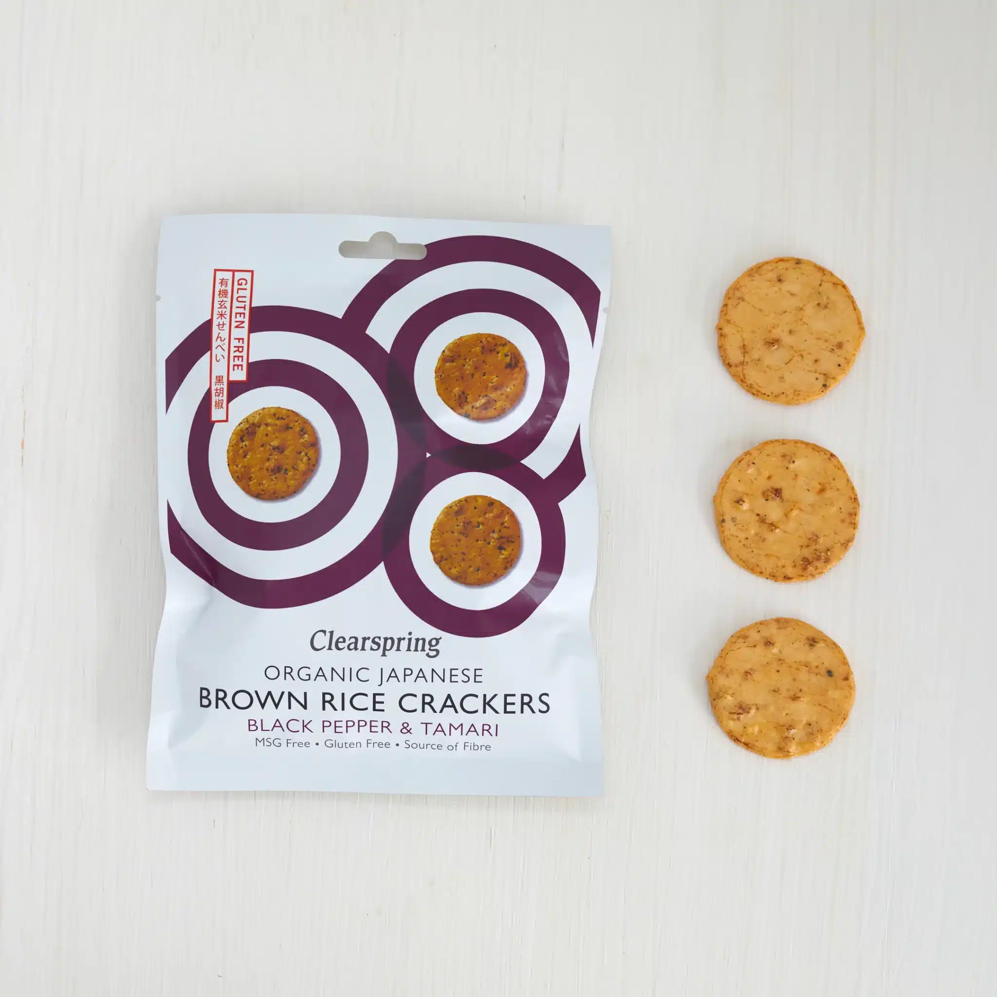 Rice Cracker - Black Pepper & Tamari - øko - Image 2
