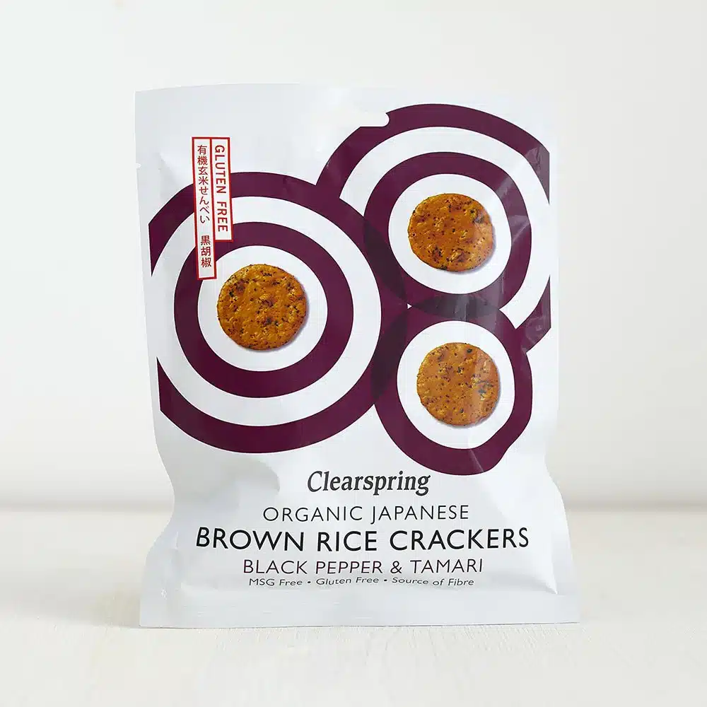 Rice Cracker - Black Pepper & Tamari - øko
