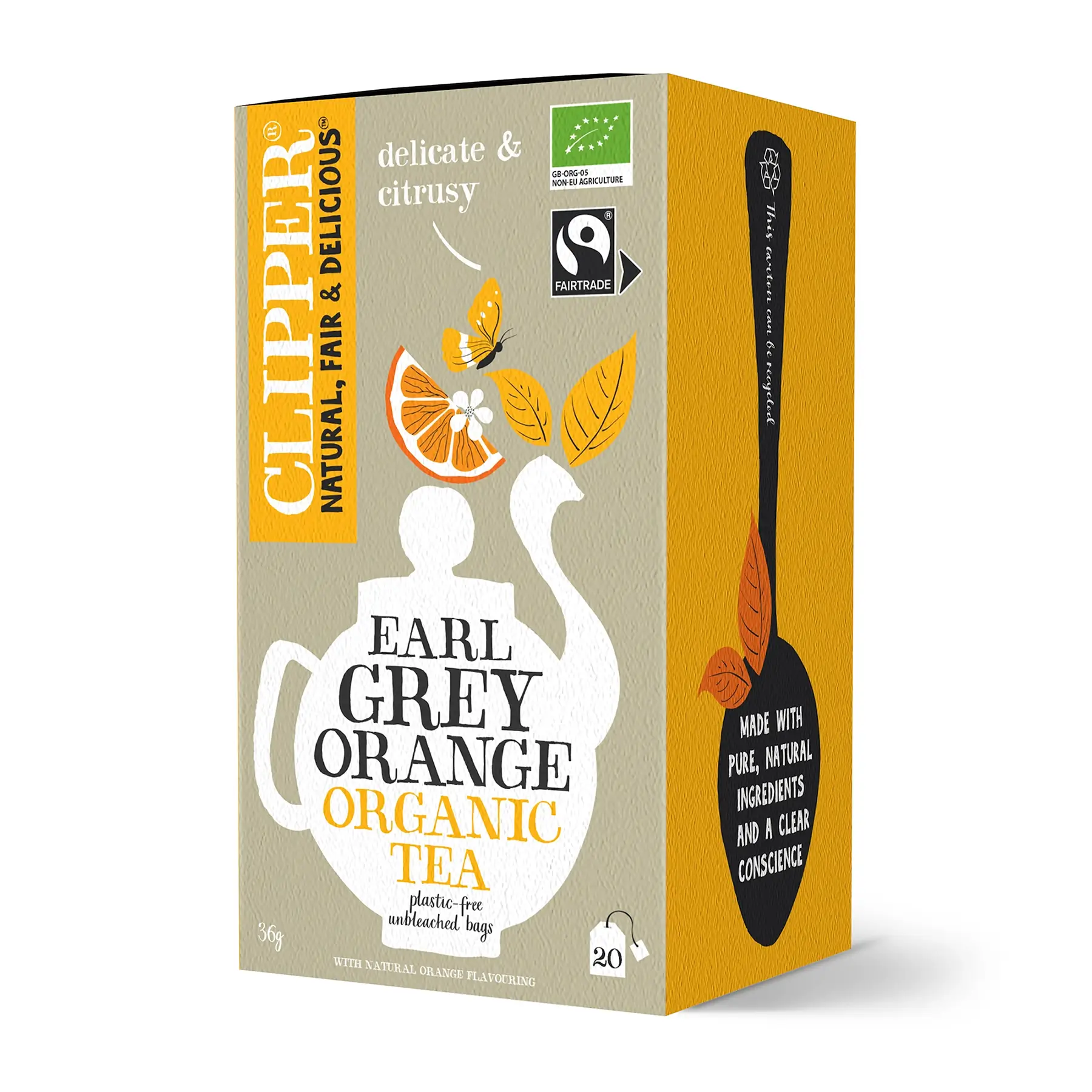 Earl Grey m. Appelsin te 20 breve - øko