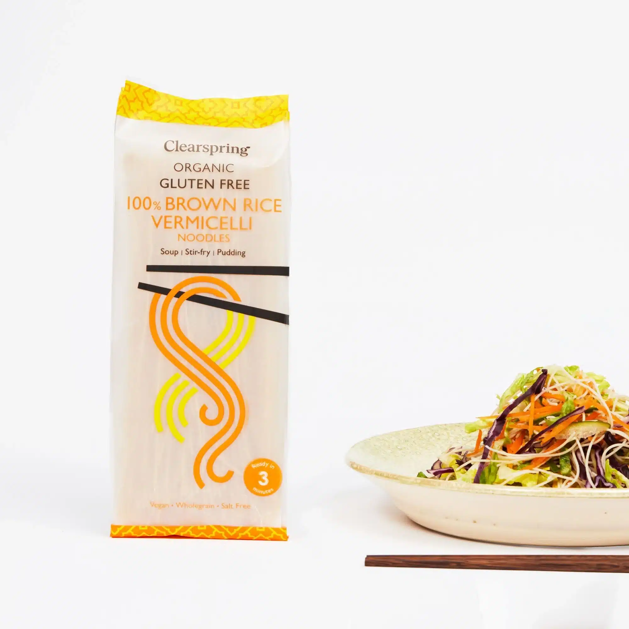 Brune Ris Vermicelli nudler - øko - Image 3