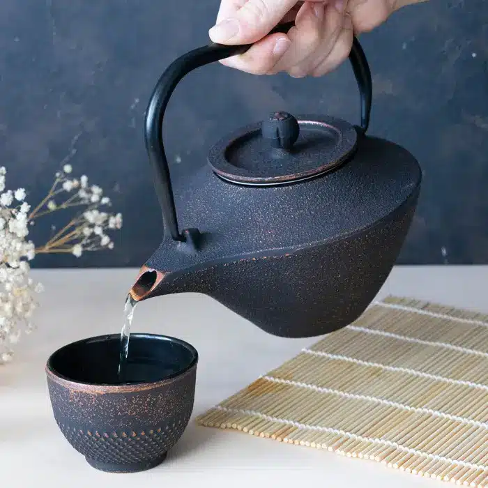Tekande Sort/Bronze støbejern (Japansk stil) 0,5 l - Image 2