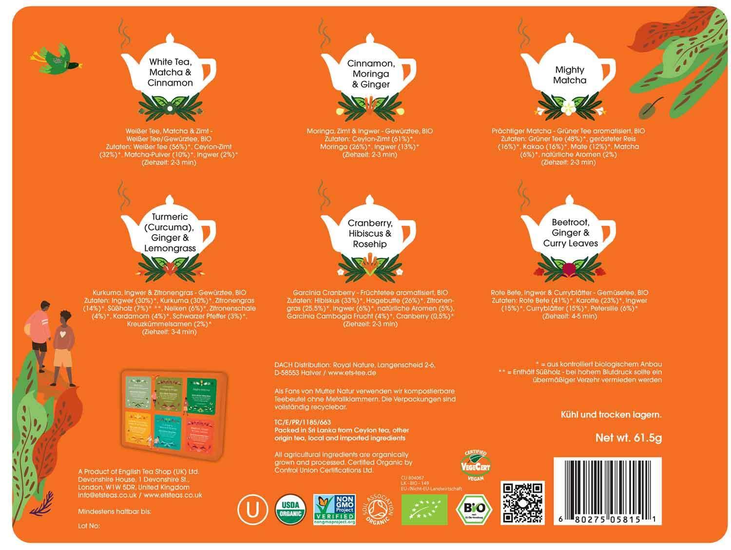 Gaveæske Super Goodness Tea Collection - øko - Image 4