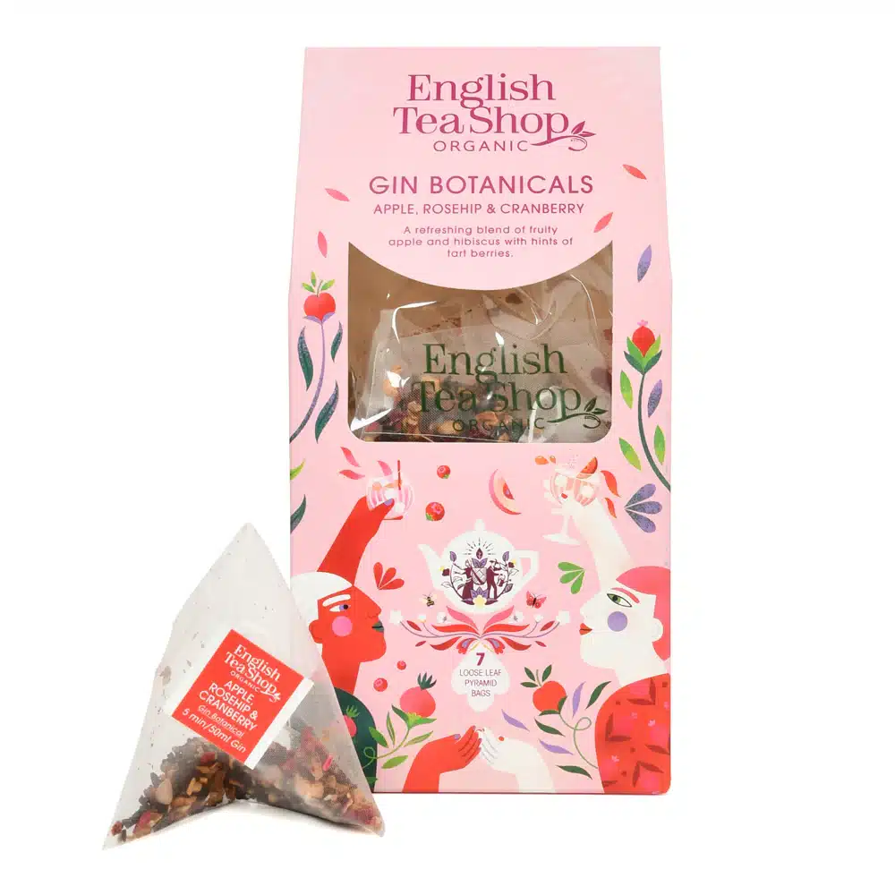 Gin Botanicals - Apple, Rosehip & Cranberry (pyramide) - øko - Image 2