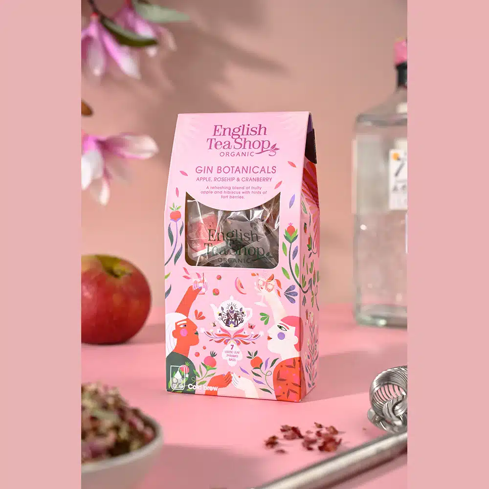 Gin Botanicals - Apple, Rosehip & Cranberry (pyramide) - øko - Image 3