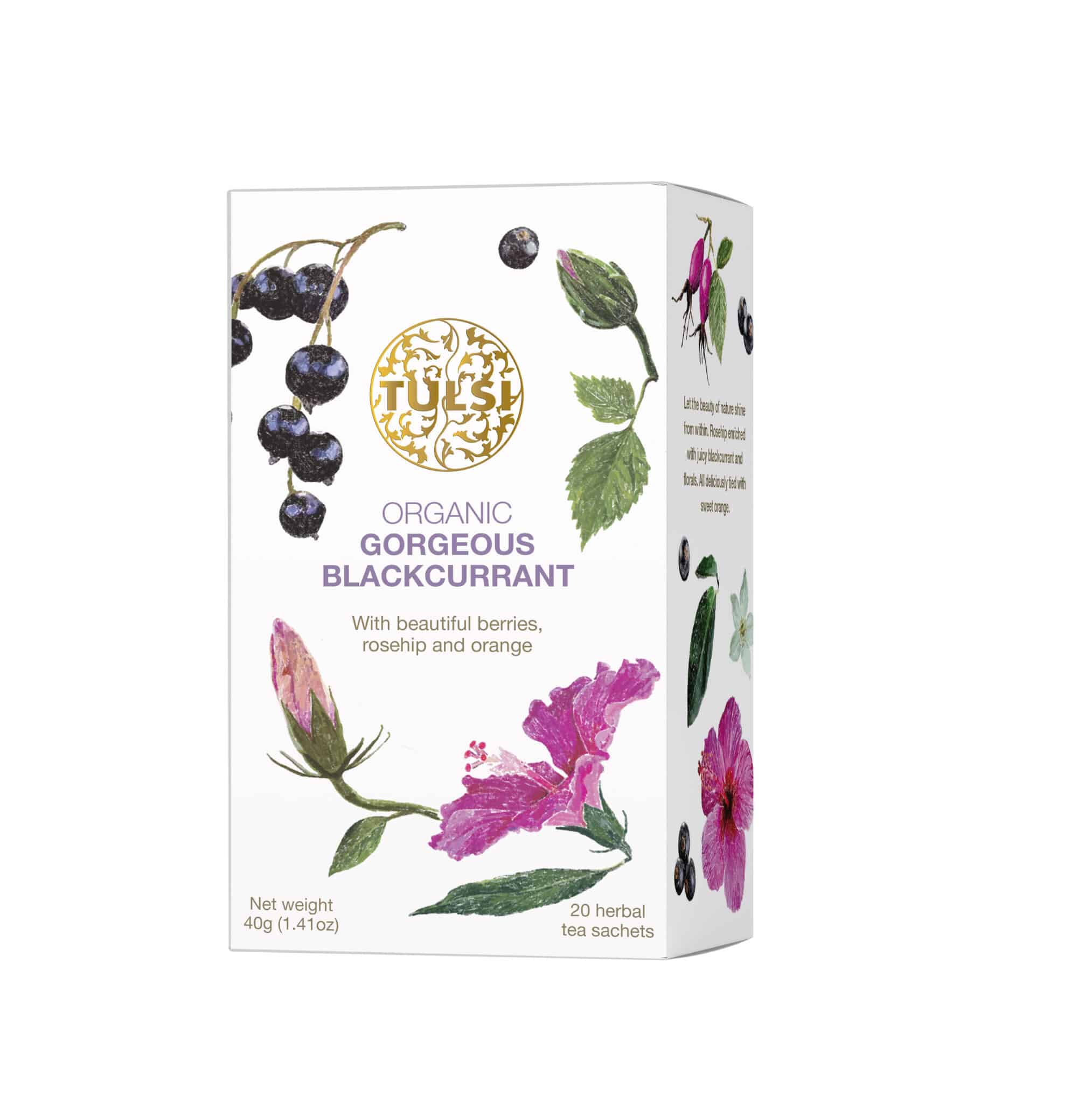 Gorgeous Blackcurrant te - øko