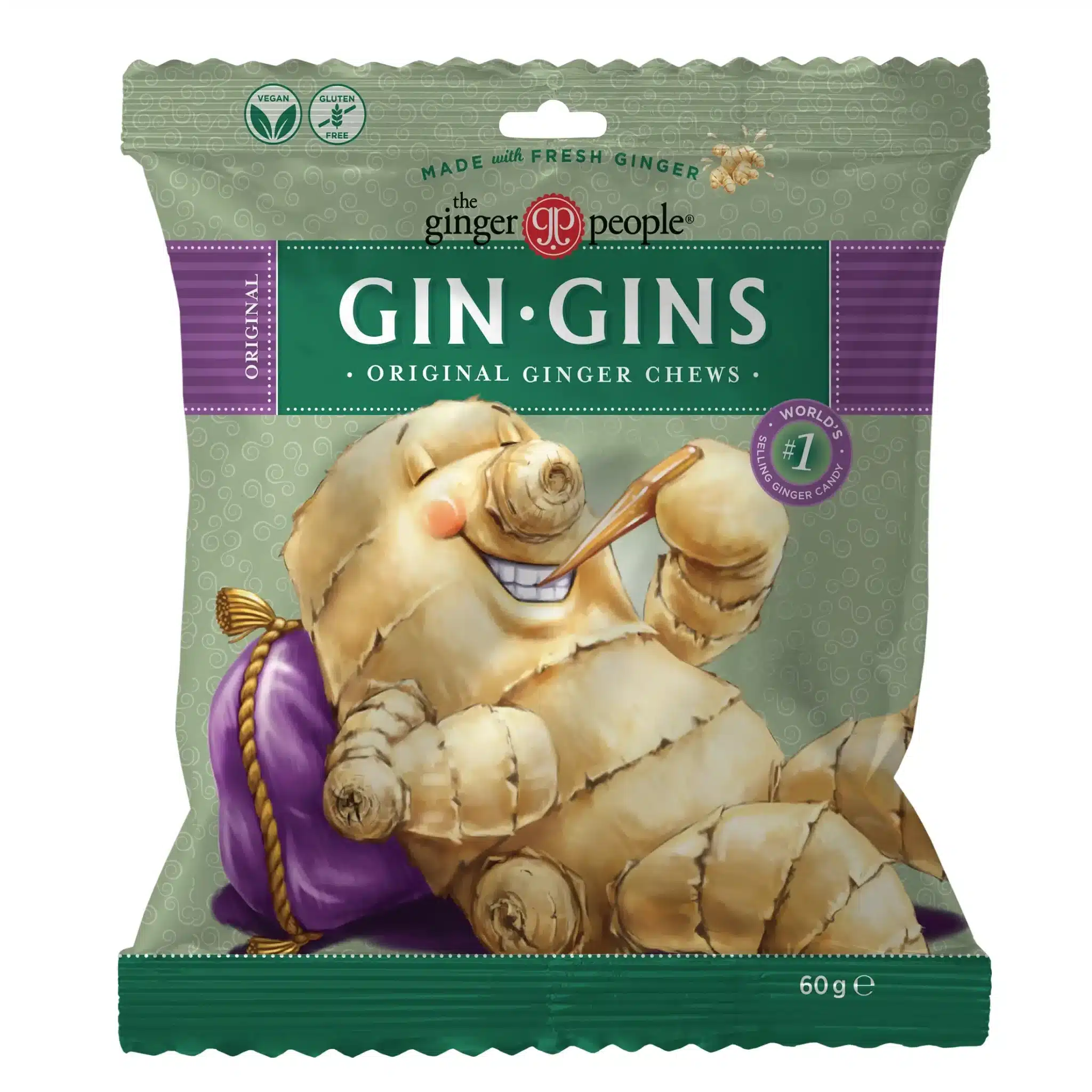 Ginger Chews (Gin Gins) Original 60 g