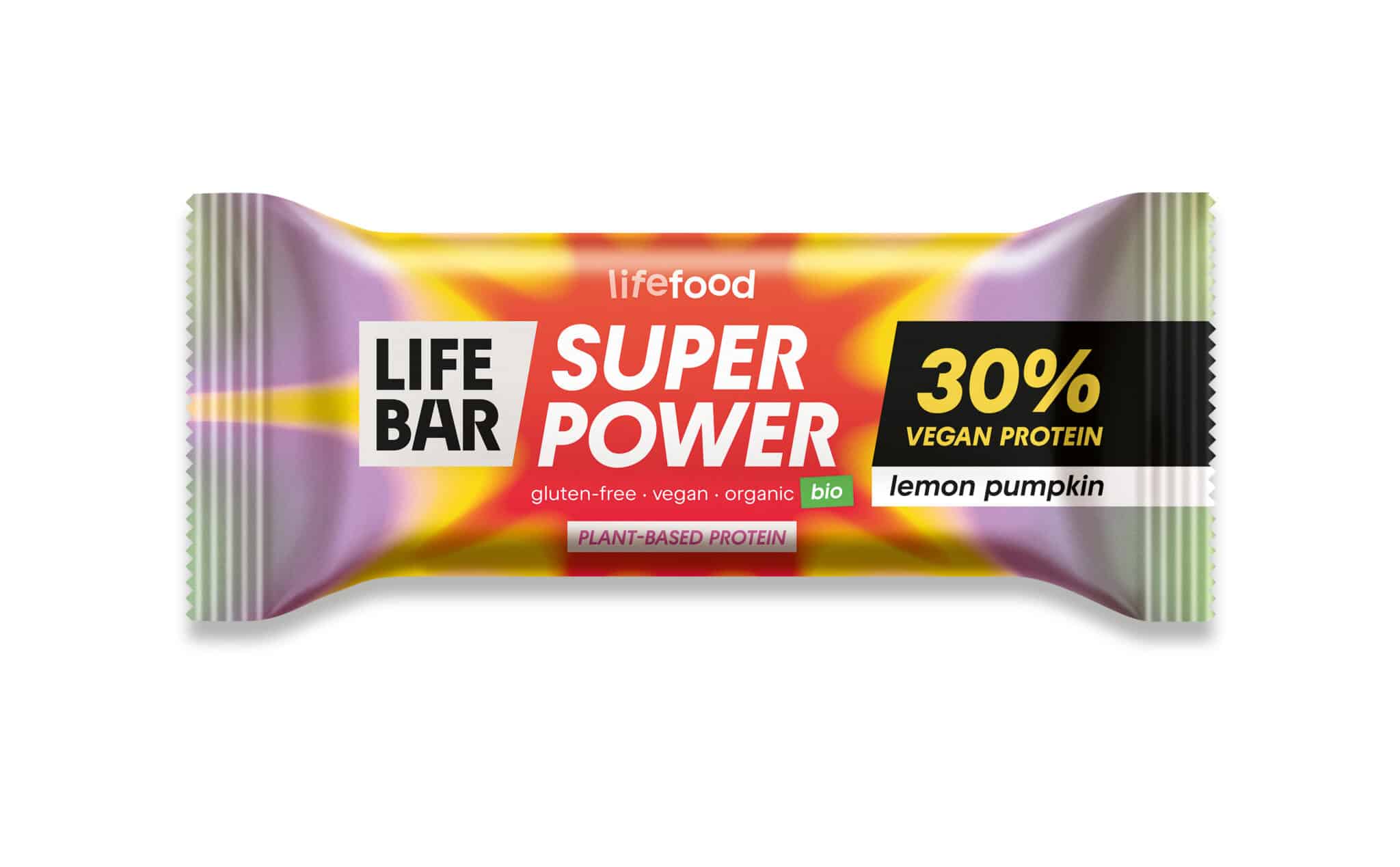 Super Power proteinbar- lemon pumpkin - øko