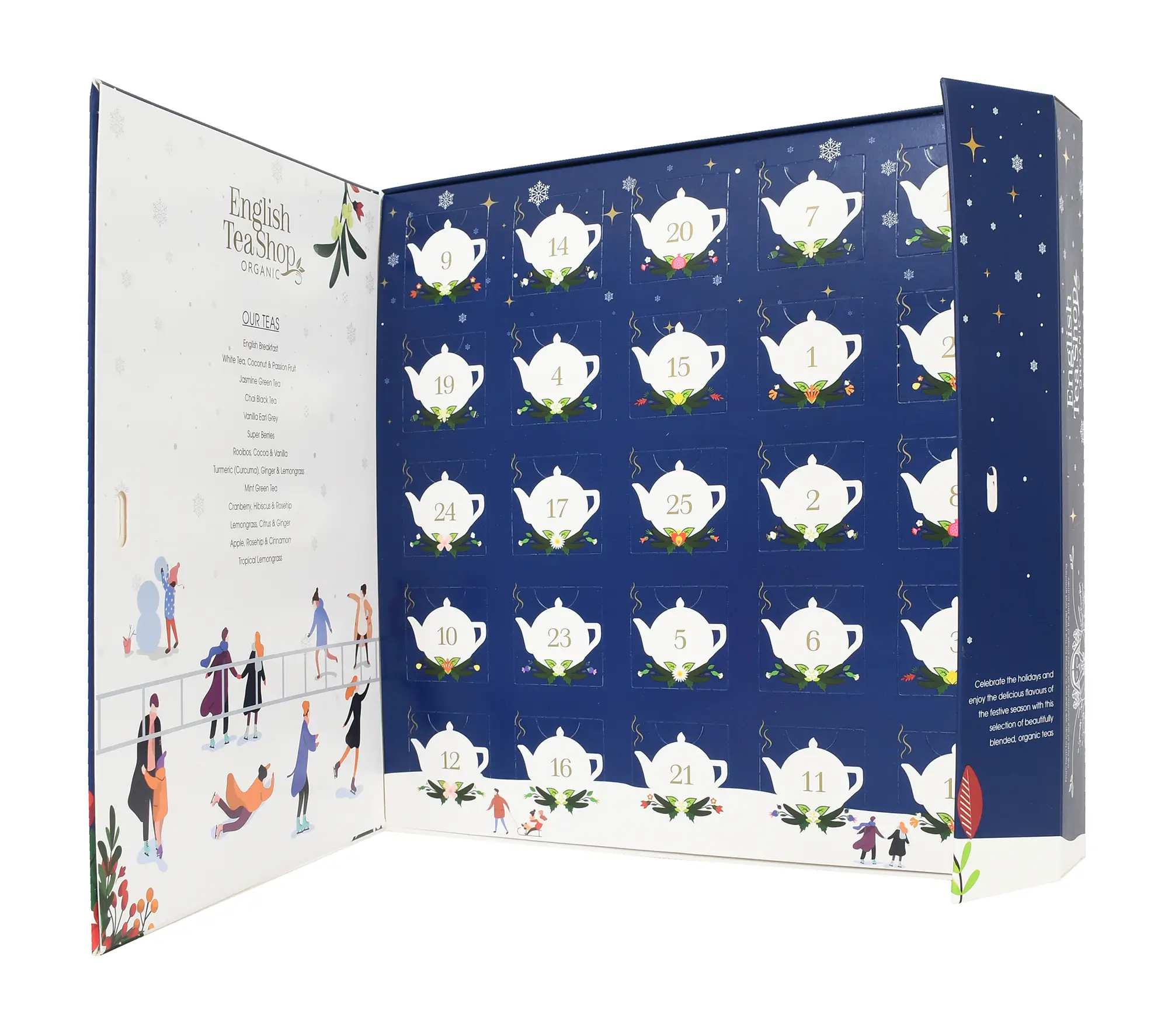 Julekalender Te Book Style (Blå) – øko - Image 6