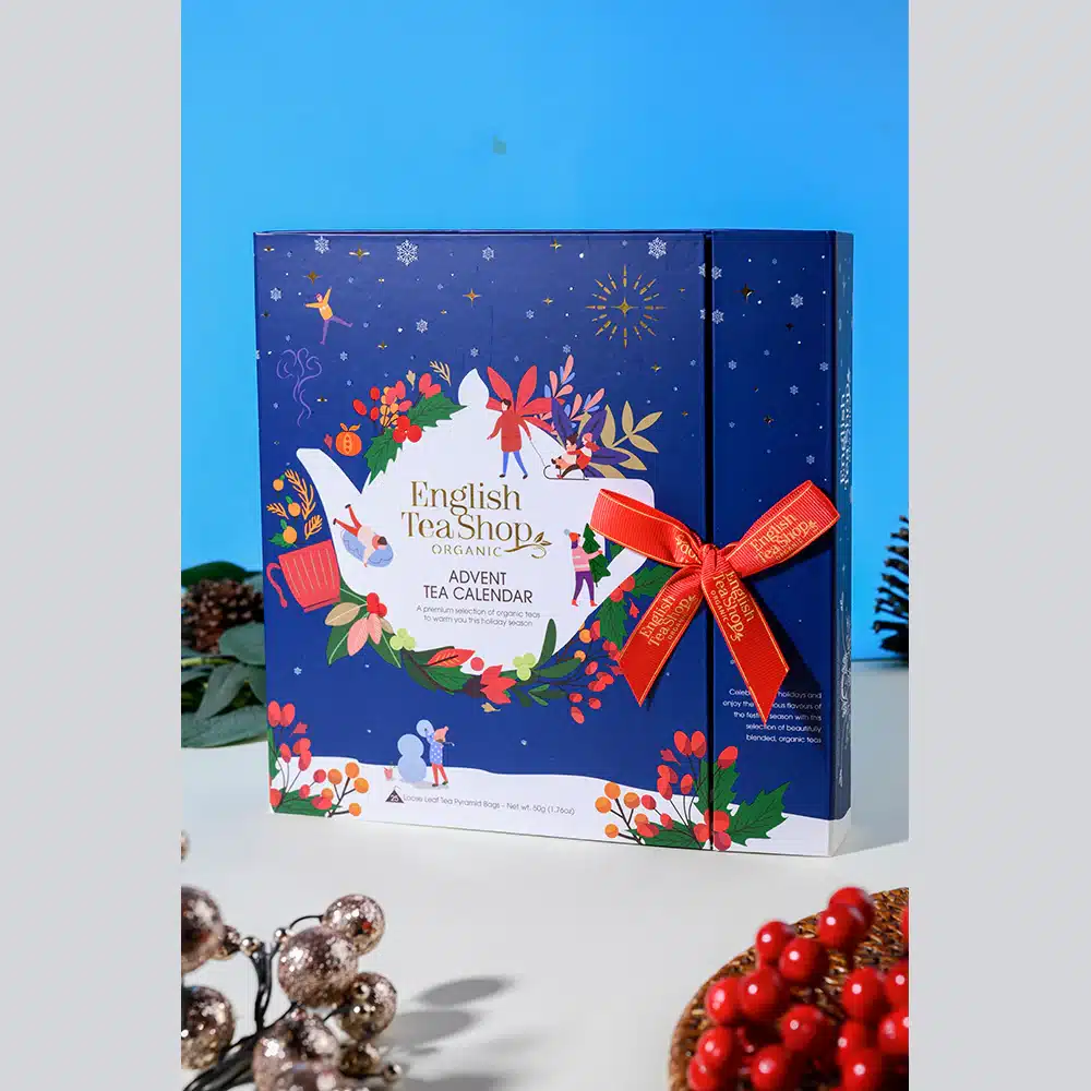 Julekalender Te Book Style (Blå) – øko - Image 2