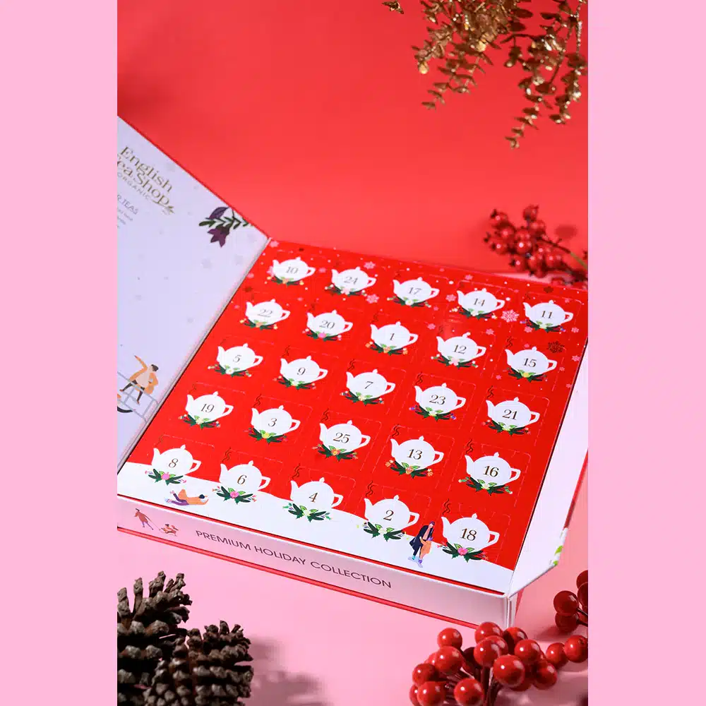 Julekalender Te Book Style (Rød) – øko - Image 3