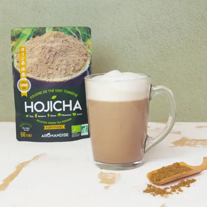 Hojicha grøn te pulver 50 g - øko - Image 2