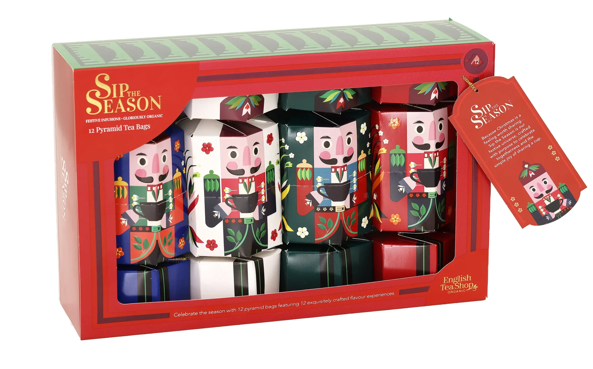 Nøddeknækker Juleknallert te collection Gaveæske - øko - Image 2