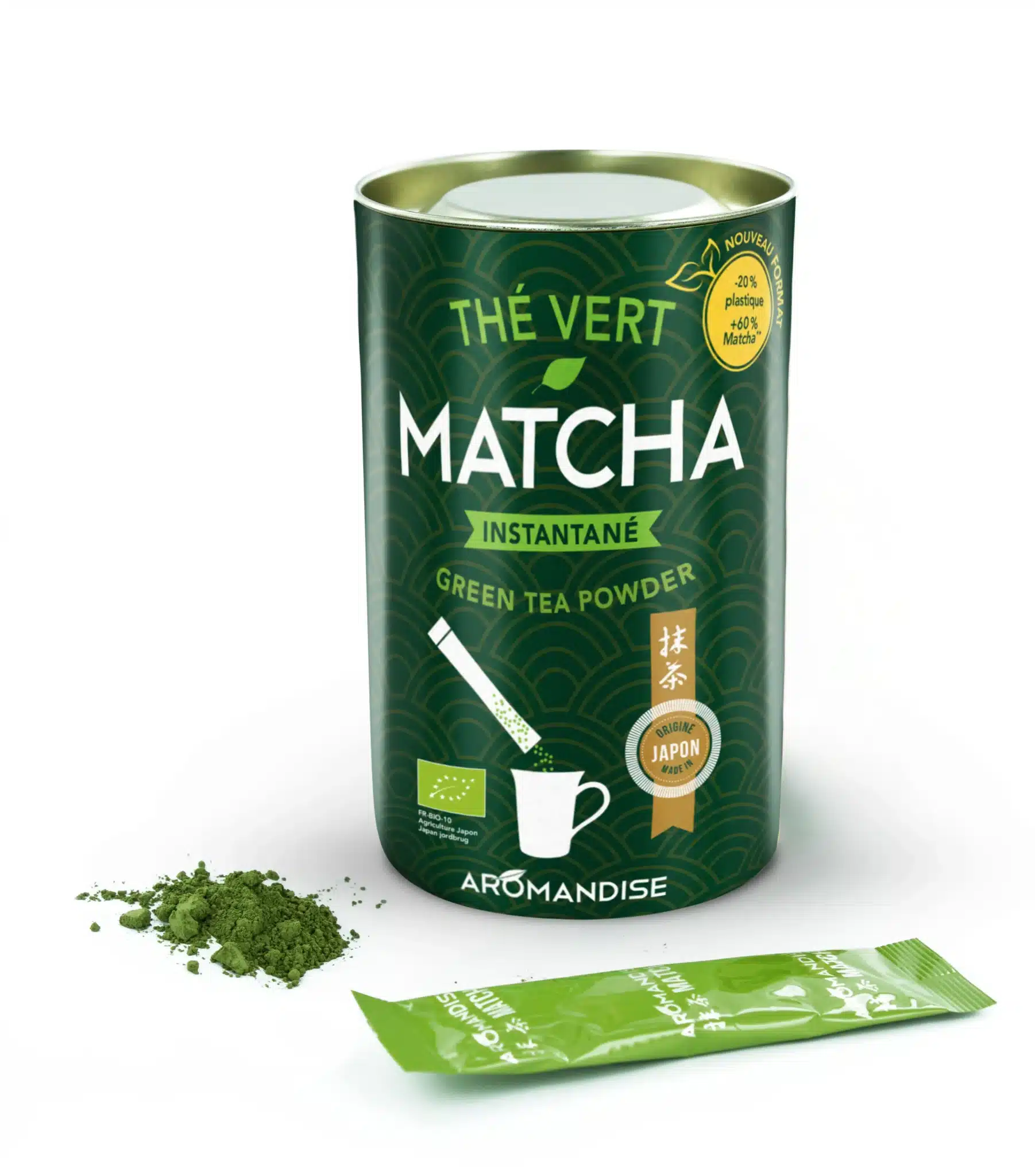 Matcha instant te 20 sticks á 1 g - øko - Image 2
