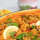 Bananblomst Paella er den perfekte hyggemad