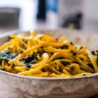 Cremet pastasovs m. græskar og silkentofu