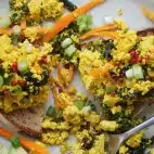 Scrambled Tofu vegansk røræg