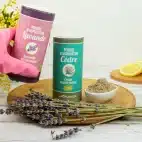 Støvsugerpulver med lavendel- eller cedertræduft