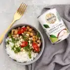 Grøn vegansk karry på 15 minutter