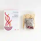 Øko instant ramennudler m. ingefær-misosuppe el. sojasauce suppe