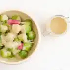 Tre enkle dressinger med hvid miso