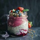 Haskapa chia-pudding