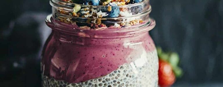 Haskapa chia-pudding