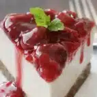 Cheese Cake med kirsebær og tofu (vegansk)