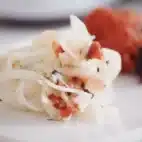 Umeboshi-pickle med fennikel
