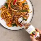 Nudler med Shichimi sesamkrydderi